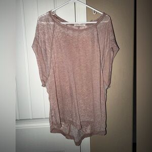 We The Free Mauve Short Sleeve Tee